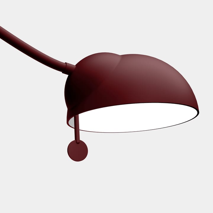 Juno wall lamp, Bordeaux red-dark red Noon