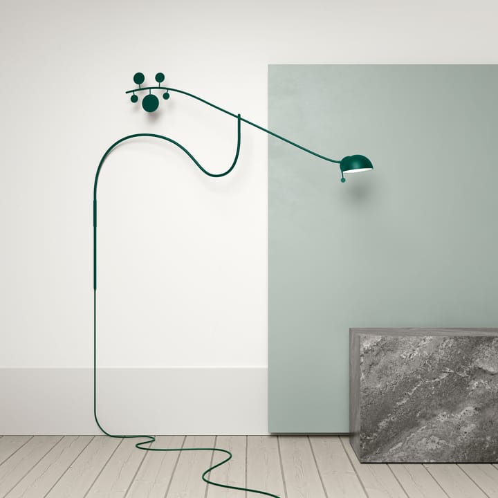 Juno wall lamp, British racing green-dark green Noon