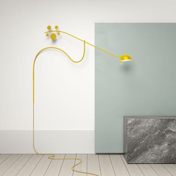 Juno wall lamp - Golden yellow-sulfur yellow - Noon