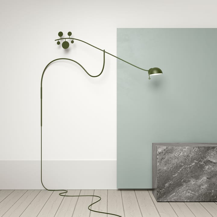 Juno wall lamp, Military green-green Noon