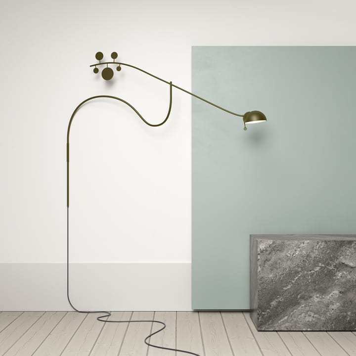 Juno wall lamp, Olive gray-dark gray Noon