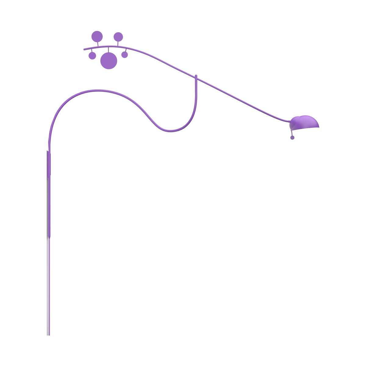 Noon Juno wall lamp Purple-purple