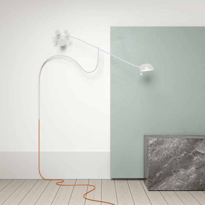 Juno wall lamp, White-orange Noon