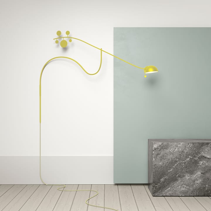 Juno wall lamp, Yellow-light yellow Noon