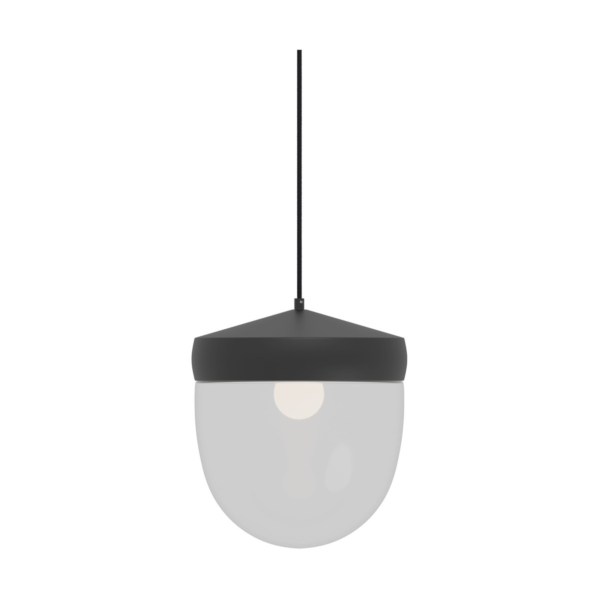 Noon Pan pendant clear 30 cm Black-black