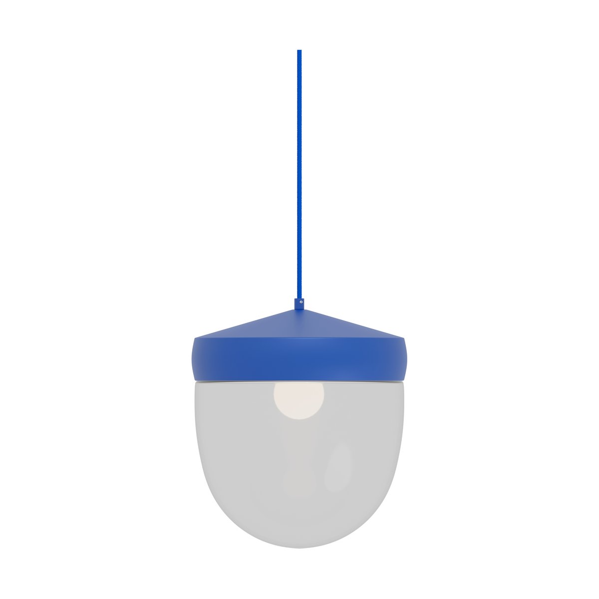 Noon Pan pendant clear 30 cm Blue-blue