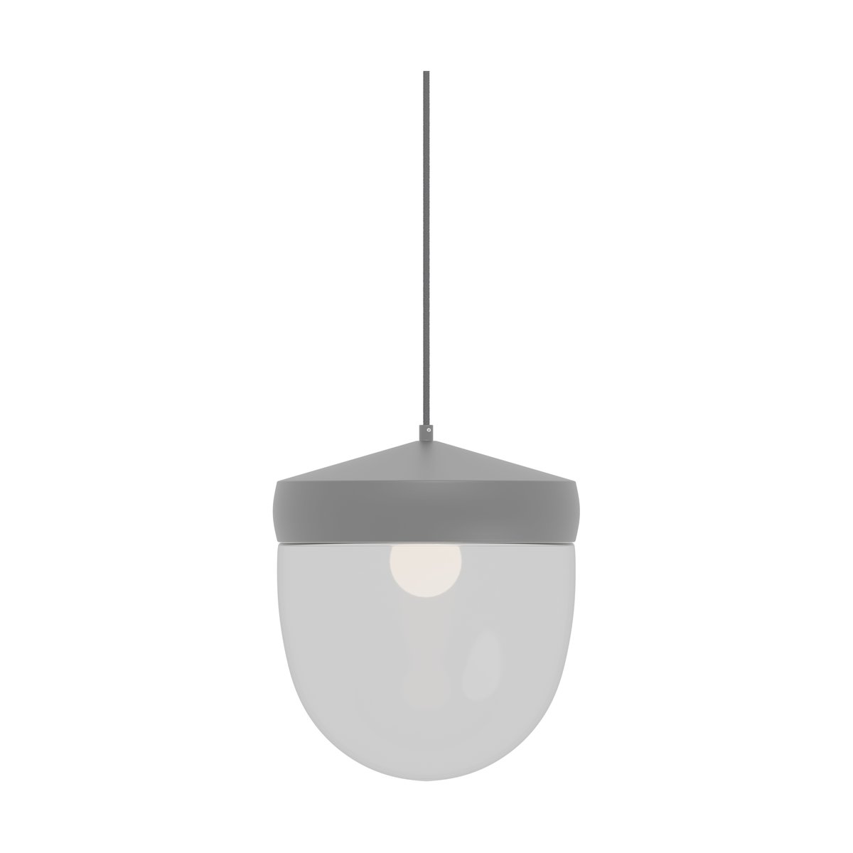 Noon Pan pendant clear 30 cm Grey-light grey