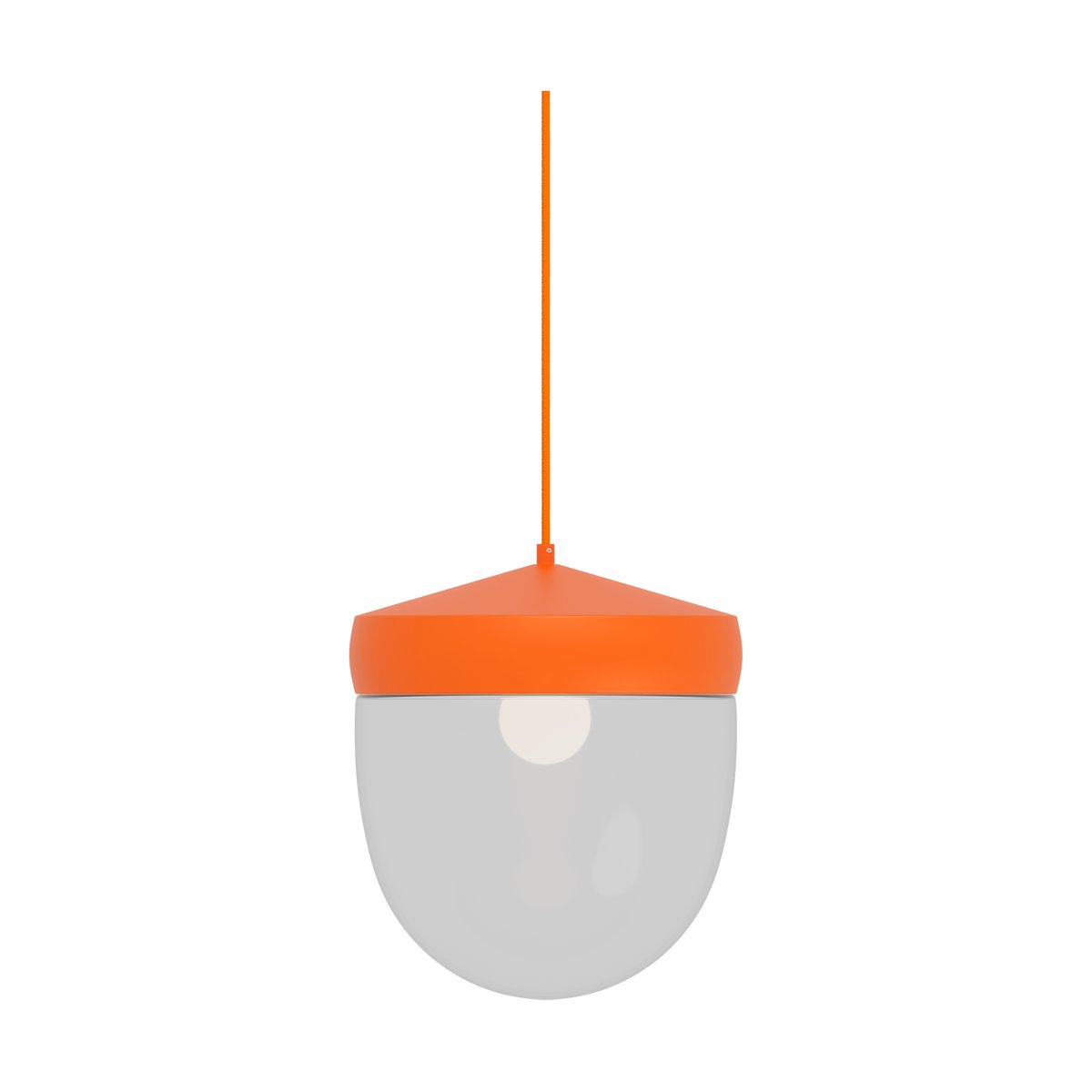 Noon Pan pendant clear 30 cm Orange-orange