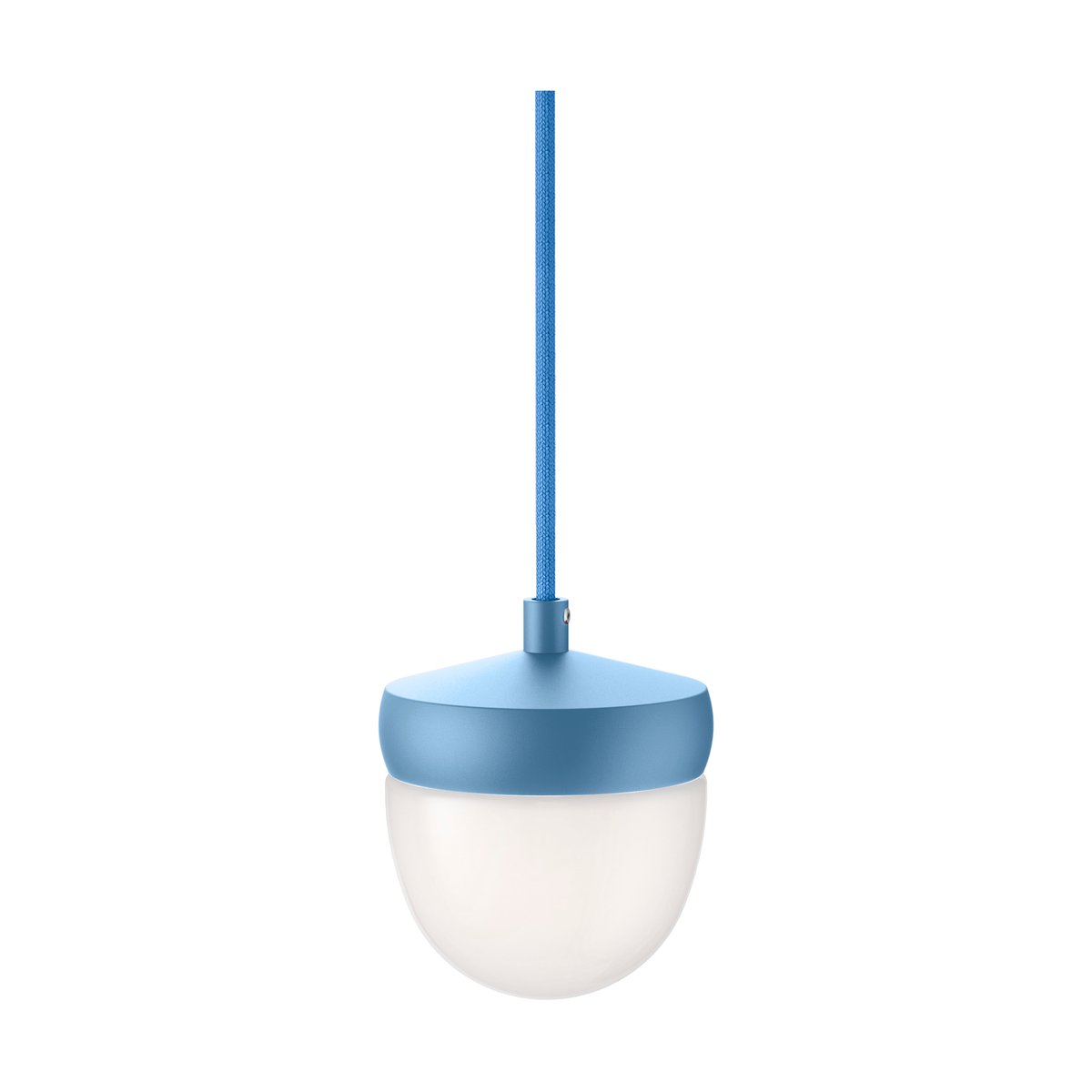 Noon Pan pendant frosted 10 cm Pastel blue-light blue