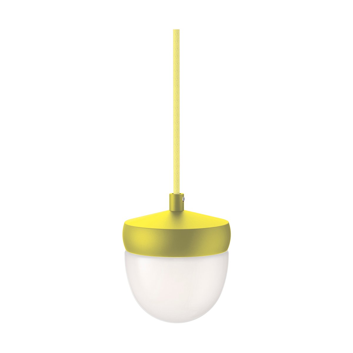 Noon Pan pendant frosted 10 cm Yellow-light yellow