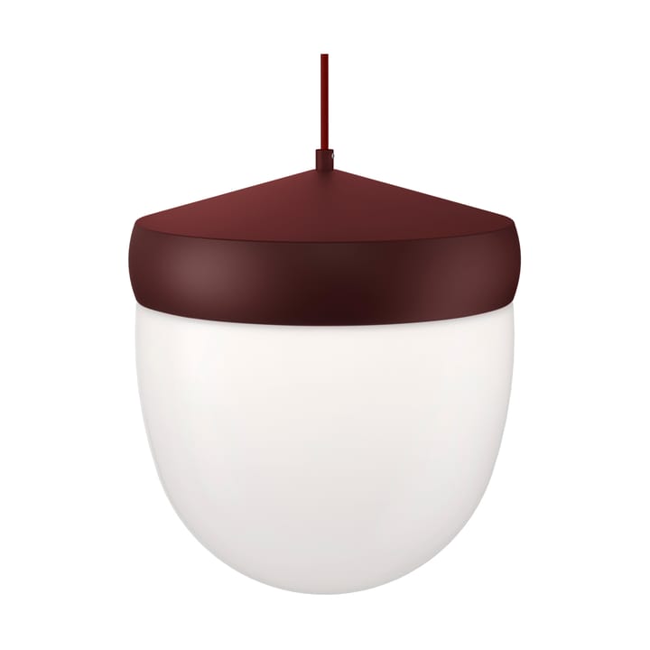 Pan pendant frosted 30 cm, Bordeaux red-dark red Noon