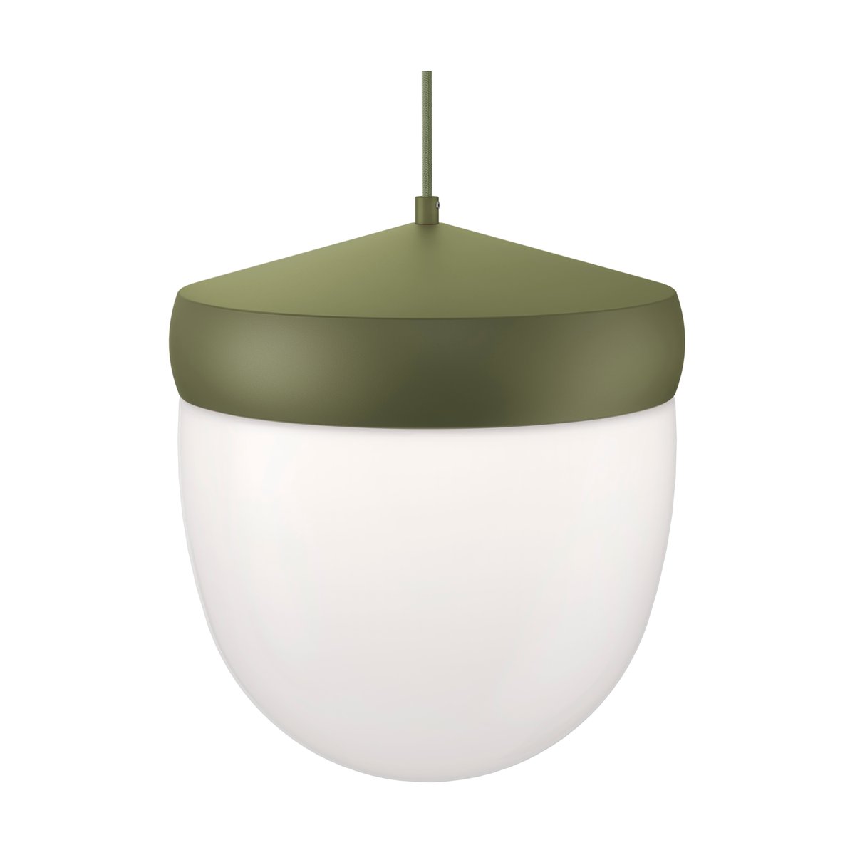 Noon Pan pendant frosted 30 cm Military green-green