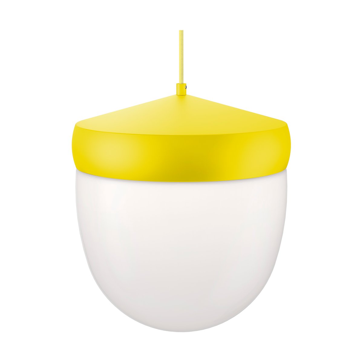 Noon Pan pendant frosted 30 cm Yellow-light yellow