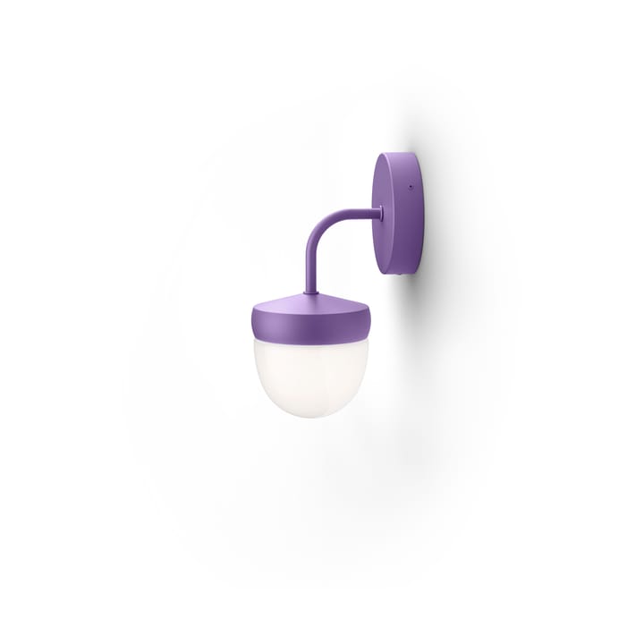 Pan wall lamp frosted 10 cm, Purple Noon