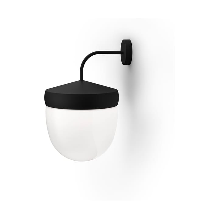 Pan wall lamp frosted 30 cm, Black Noon