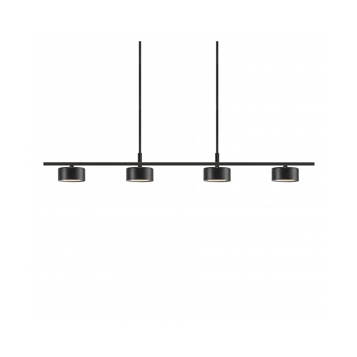 Nordlux Clyde 4 pendant ceiling lamp 9.3x8.5 cm Black