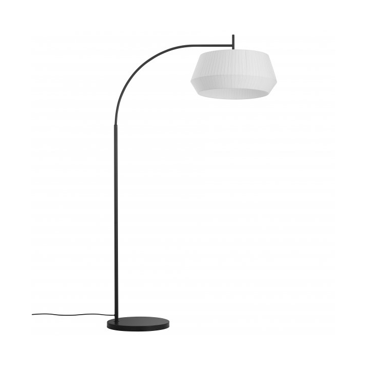 Nordlux Dicte floor lamp 180 cm Black and white