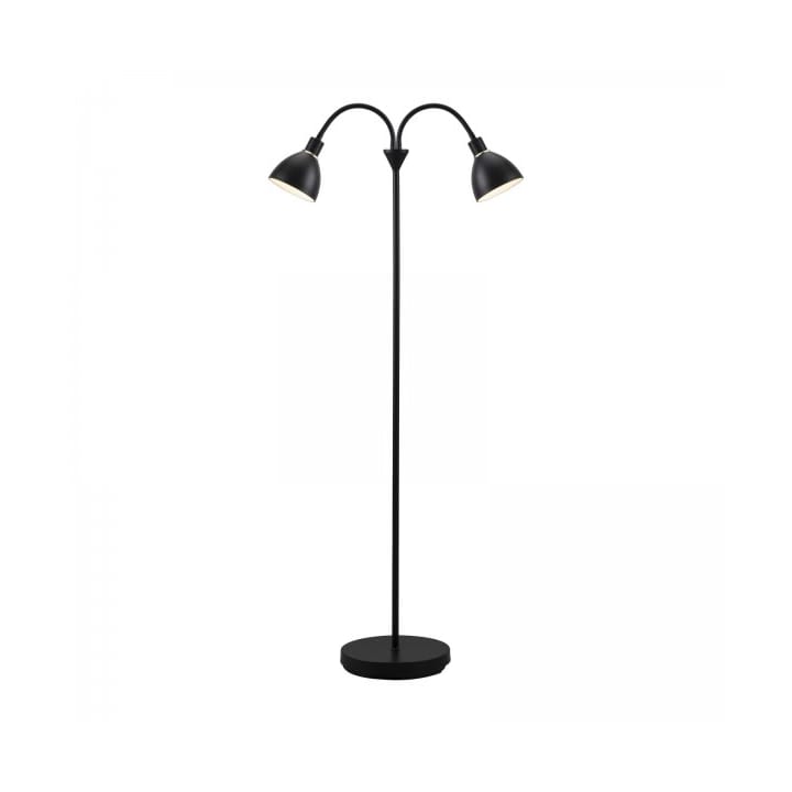 Ray dubbel golvlampa 155 cm, Svart Nordlux