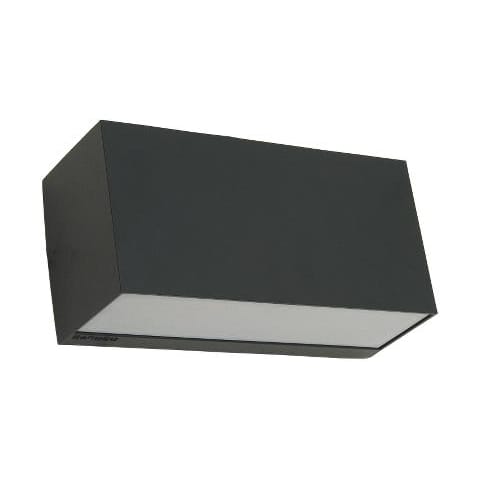 Asker wall lamp upward-downward directed 22.5x11 cm, Grey Norlys