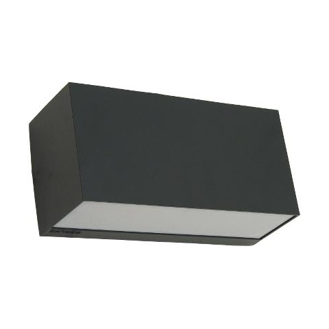 Norlys Asker wall lamp upward-downward directed 22.5x11 cm Grey