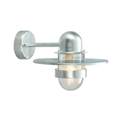 Bergen Wall Lamp Downward 36.5x22 cm - Galvanized steel - Norlys