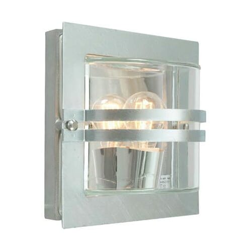 Bern Wall Lamp 24.5x24.5 cm - Galvanized steel - Norlys