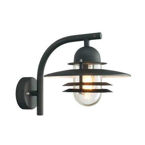 Norlys Oslo Downward-Facing Wall Lamp 39.5x27 cm Black