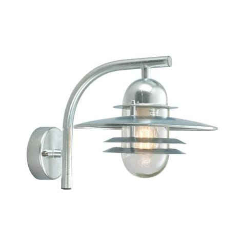 Oslo Downward-Facing Wall Lamp 39.5x27 cm - Galvanized steel - Norlys