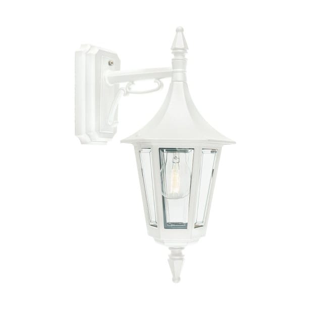 Rimini nedåtriktad vägglampa 43x26 cm - Vit - Norlys