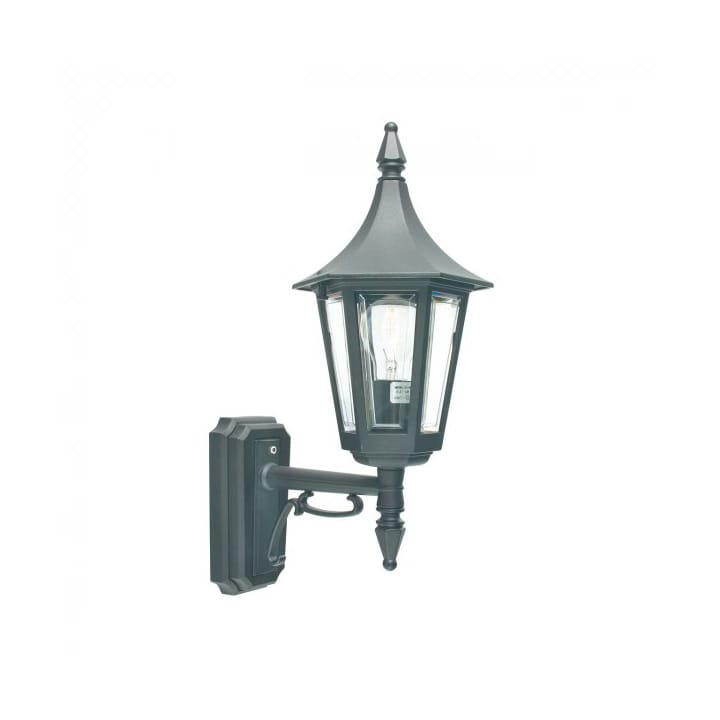 Rimini uppåtriktad vägglampa 46x26 cm - Svart - Norlys