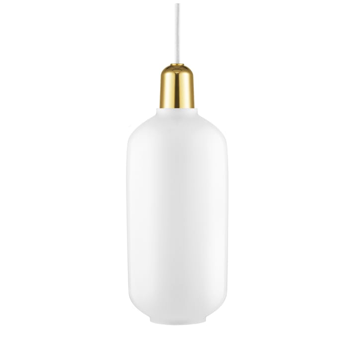 Amp lampa stor, Vit-mässing Normann Copenhagen