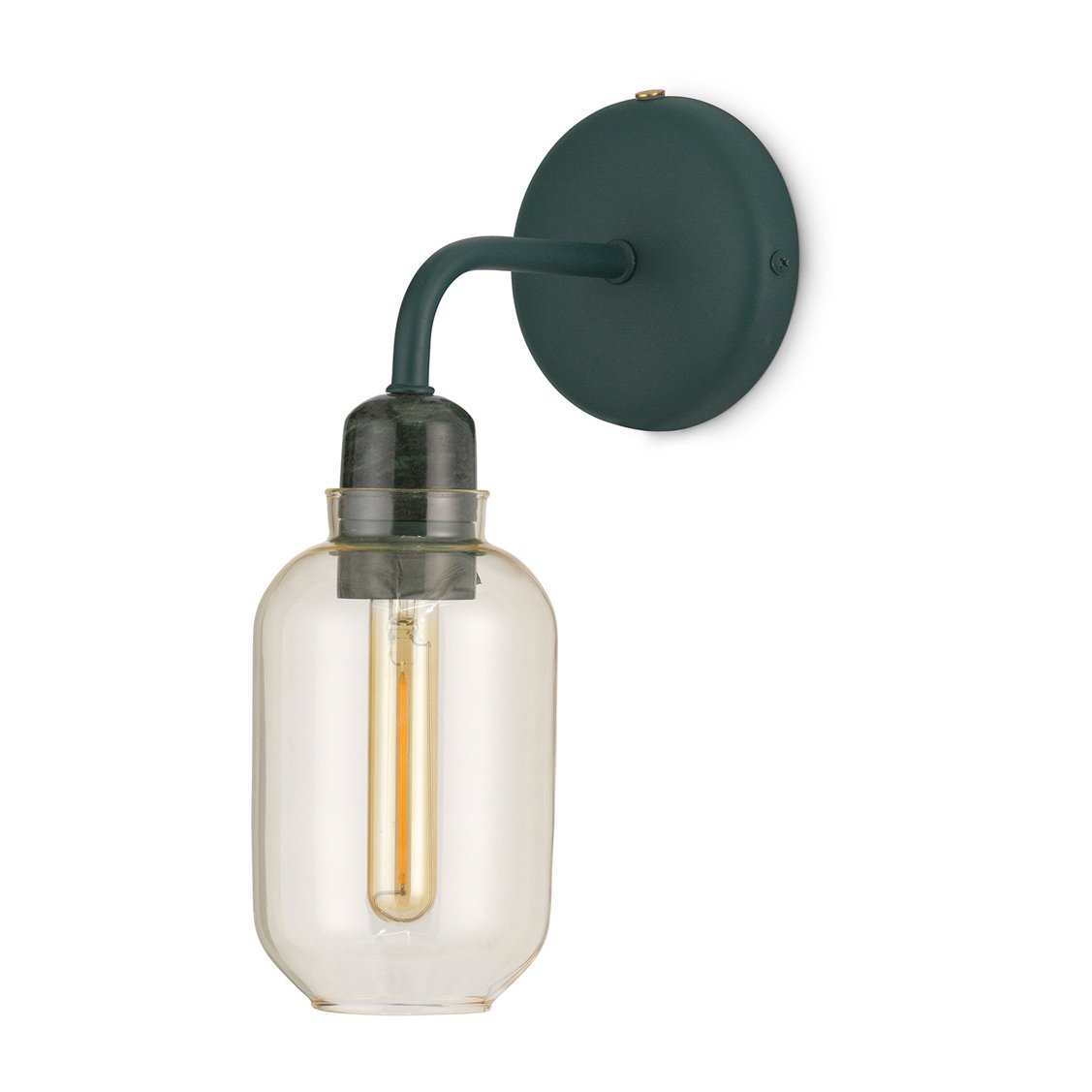 Normann Copenhagen Amp wall lamp Gold-green