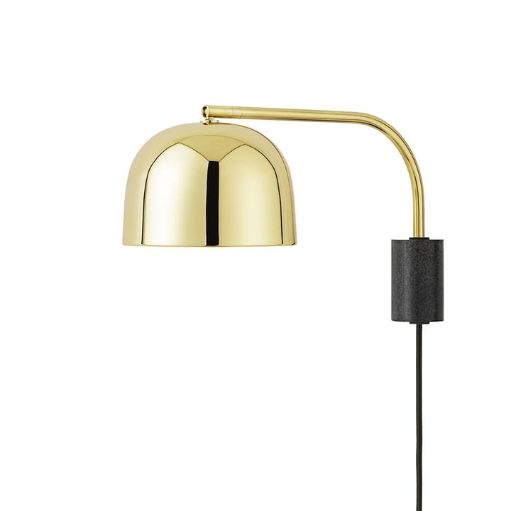 Grant vägglampa, brass, liten- stål, granit Normann Copenhagen