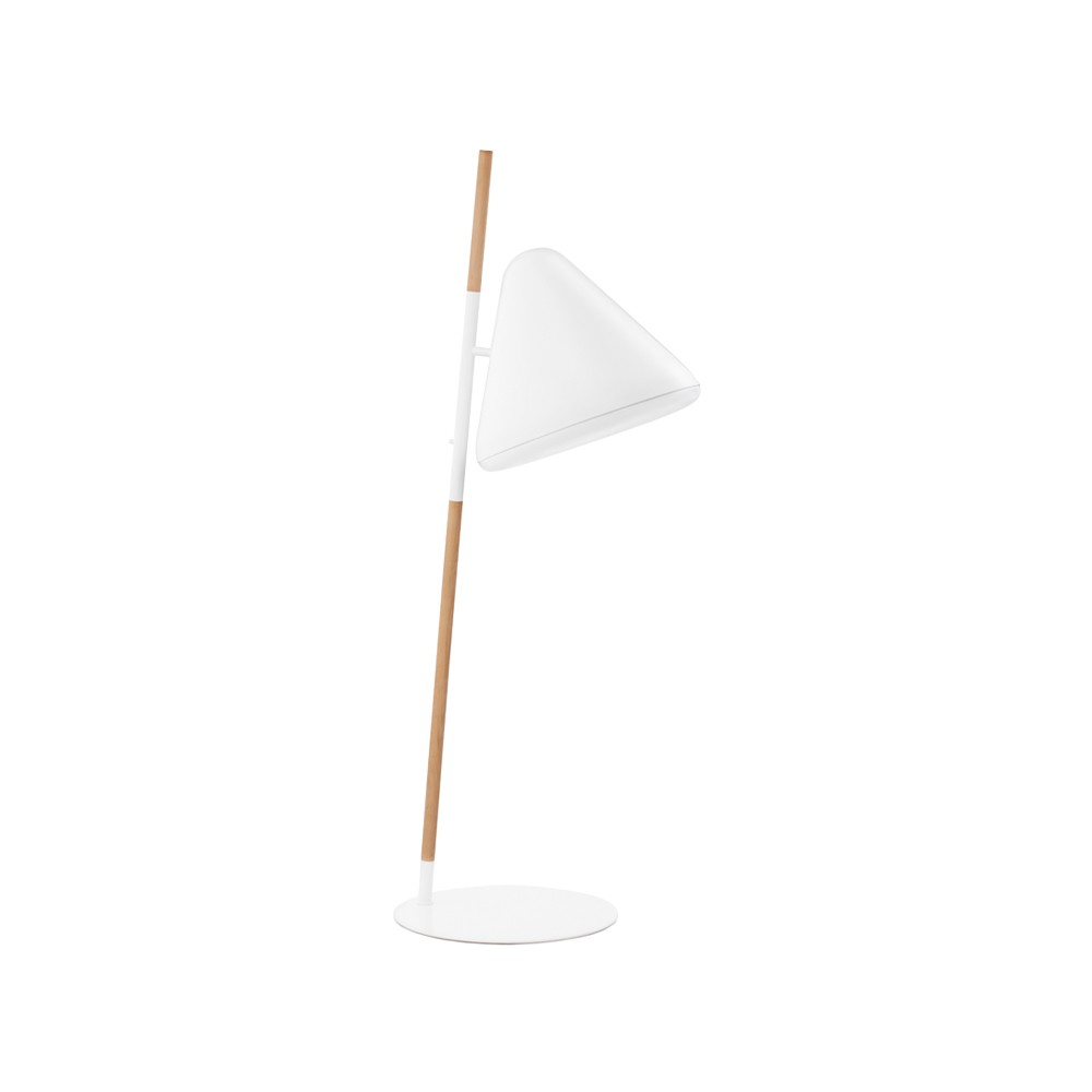 Normann Copenhagen Hello floor lamp White, beech legs