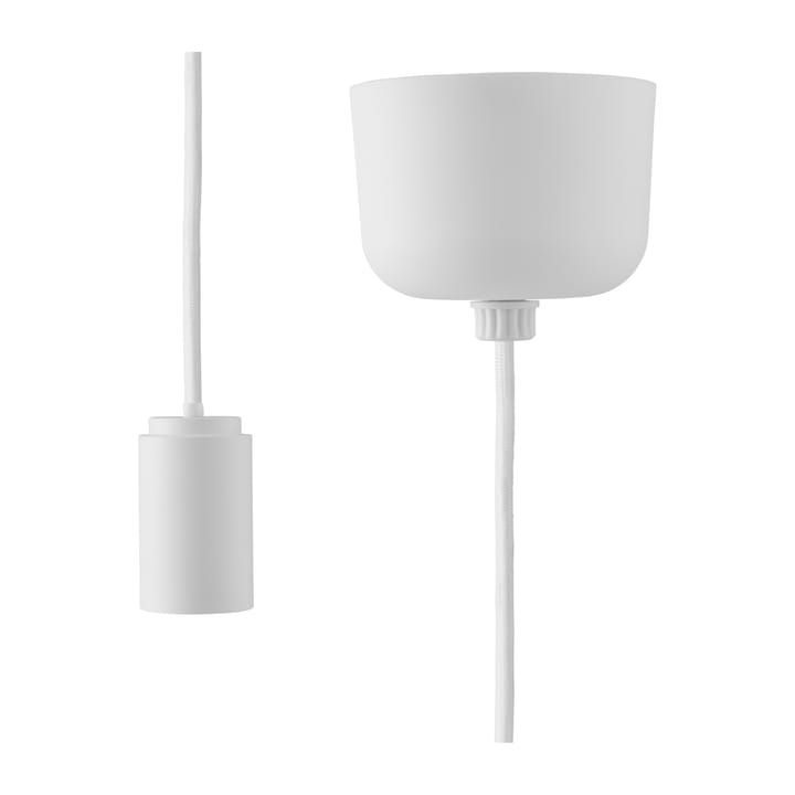 Puff cord with ceiling cup 2.5 m, White Normann Copenhagen