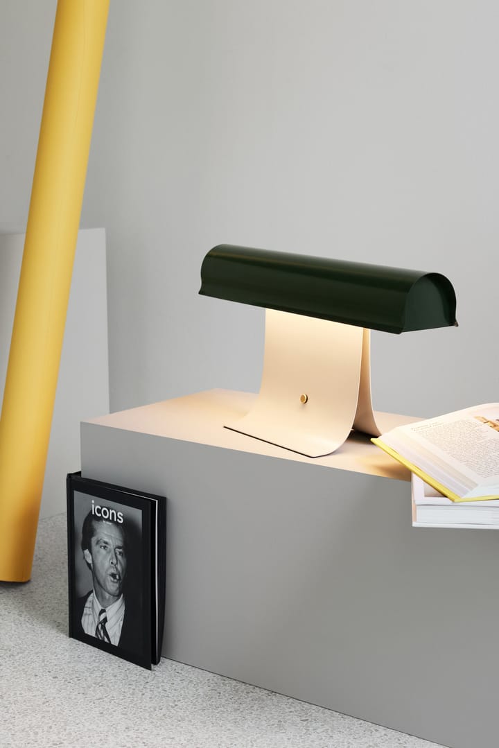 Archive table lamp 50 cm, Dark green light grey Northern