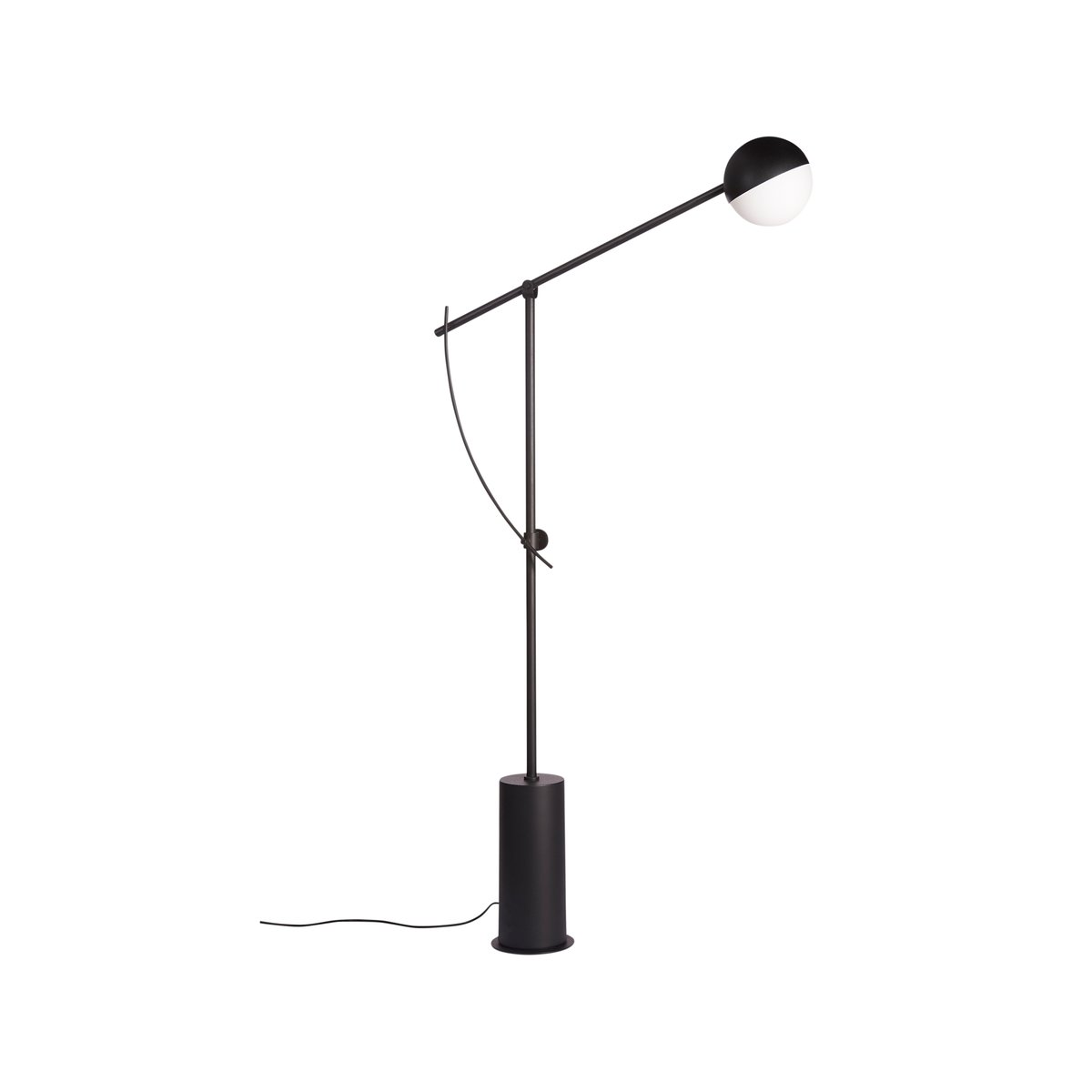 Northern Balancer floor lamp Black matt