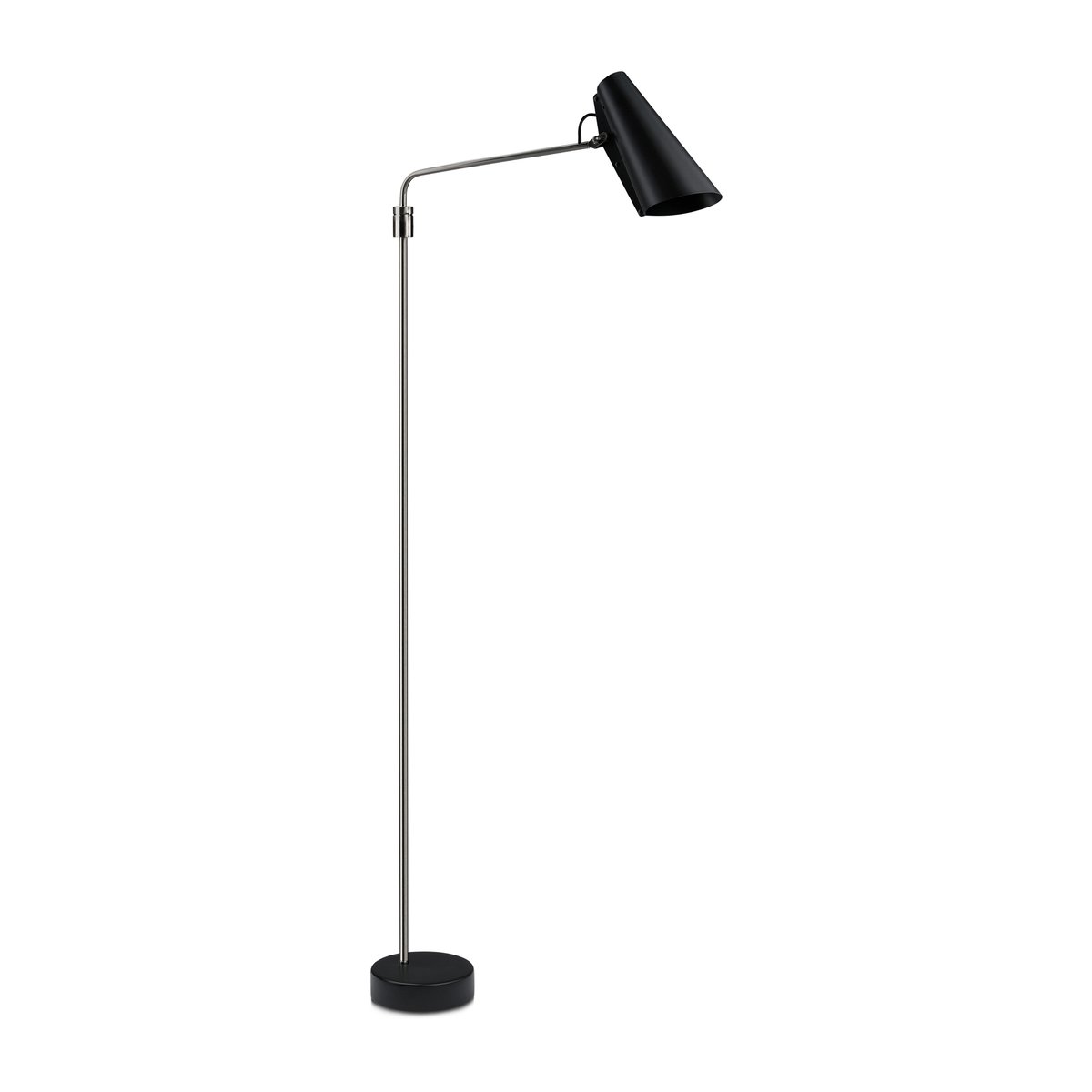 Northern Birdy swing floor lamp Black-steel