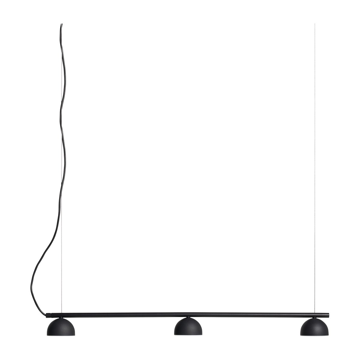 Northern Blush Rail 3 ceiling light Matt black