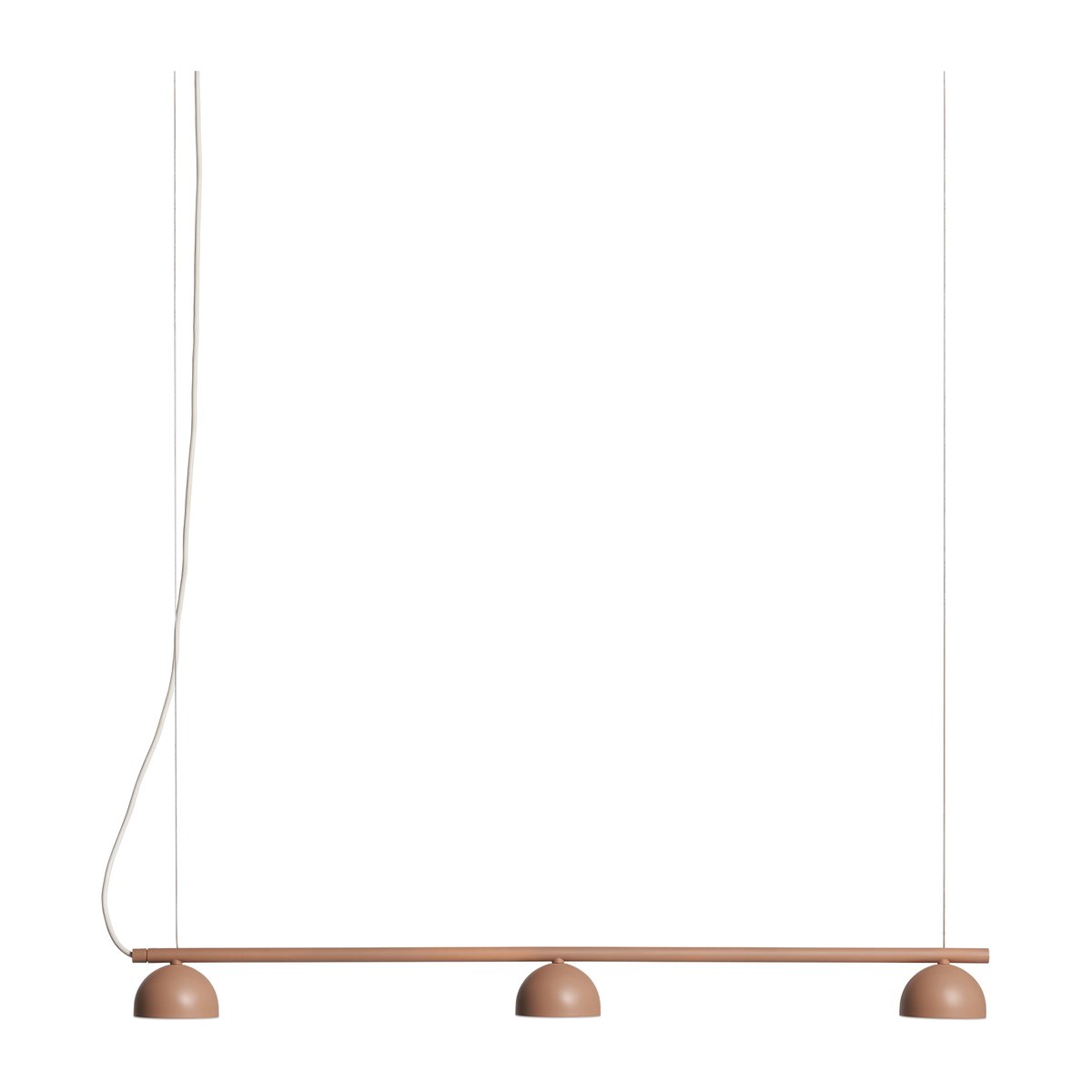 Northern Blush Rail 3 ceiling light Warm beige