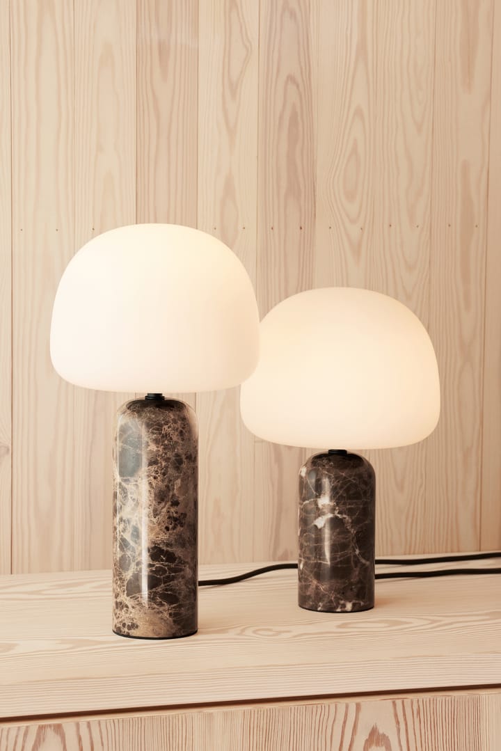 Kin table lamp 33 cm, Brown marble Northern