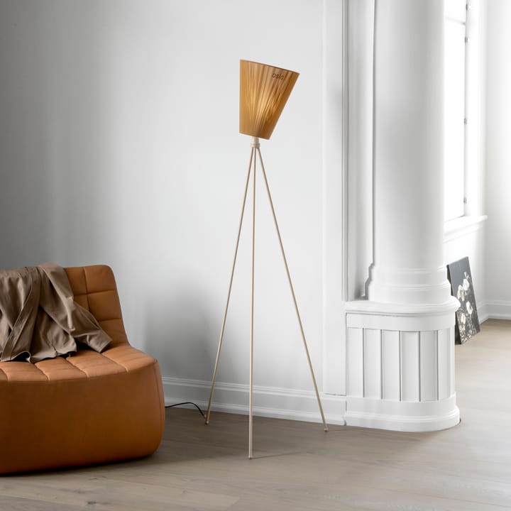 Oslo Wood floor lamp - base, beige Northern