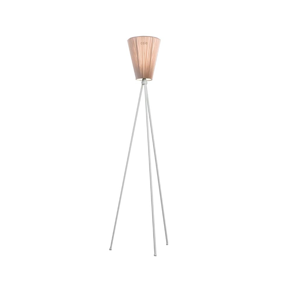 Northern Oslo Wood Floor lamp Beige, light grey stand