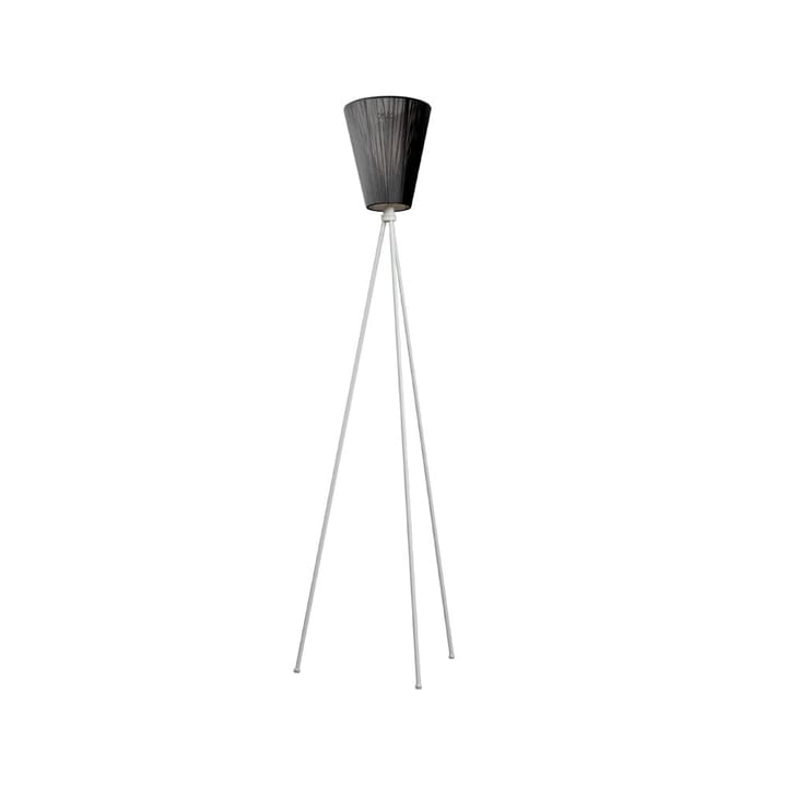 Oslo Wood Floor lamp, Black, light grey stand Northern