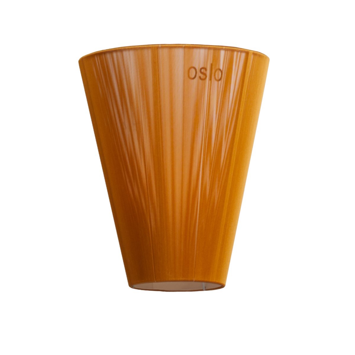 Northern Oslo Wood floor lamp shade caramel