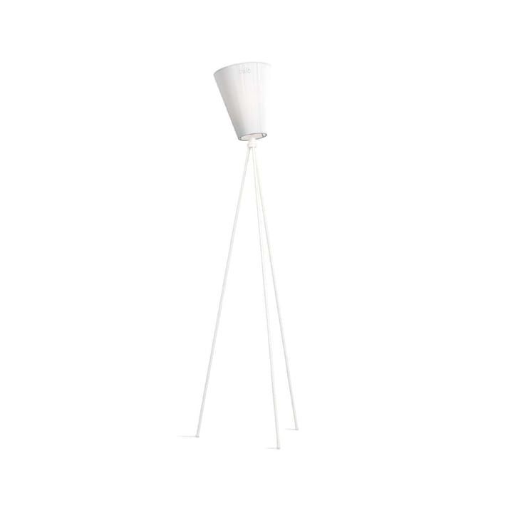Oslo Wood Floor lamp, White, matte white stand Northern
