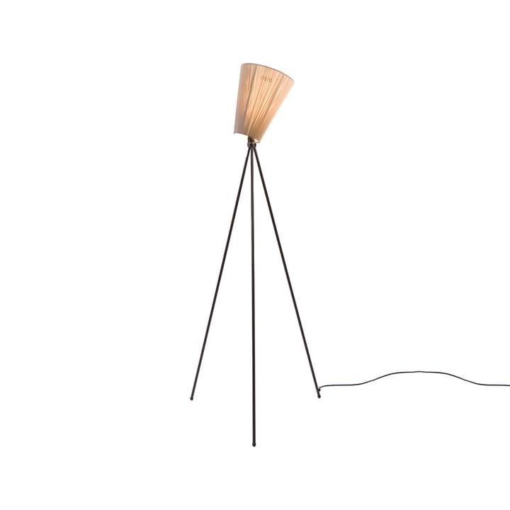 Oslo Wood Golvlampa - beige, mattsvart stativ - Northern