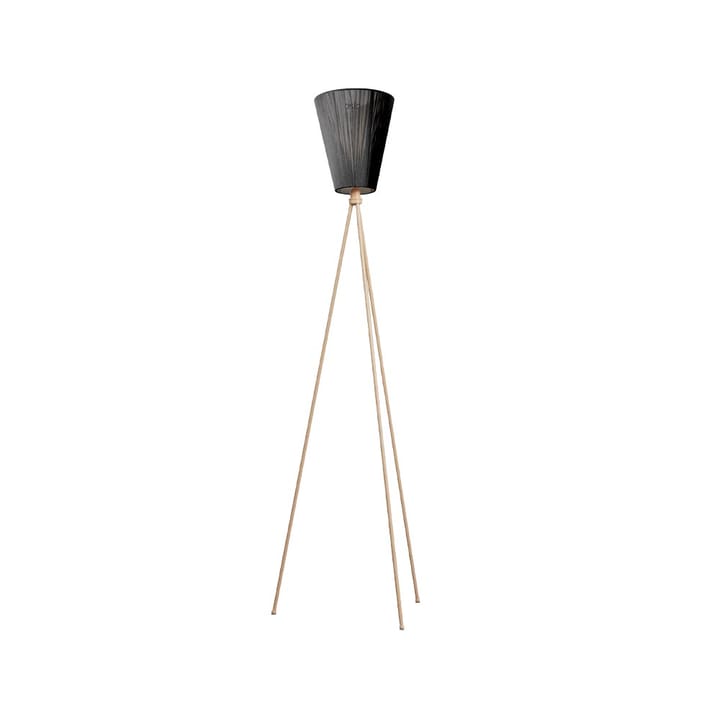 Oslo Wood Golvlampa, black, beige stativ Northern