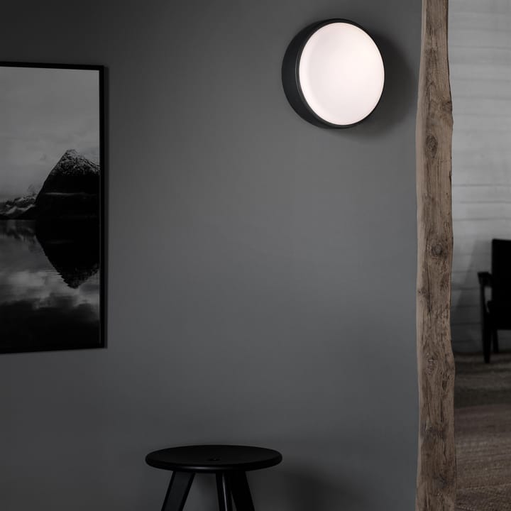 Over me ceiling and wall lamp Ø30 cm, dark grey Northern