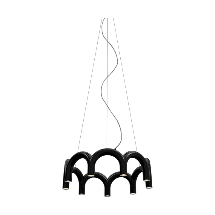 Arch circle pendant Ø76 cm, Black Oblure